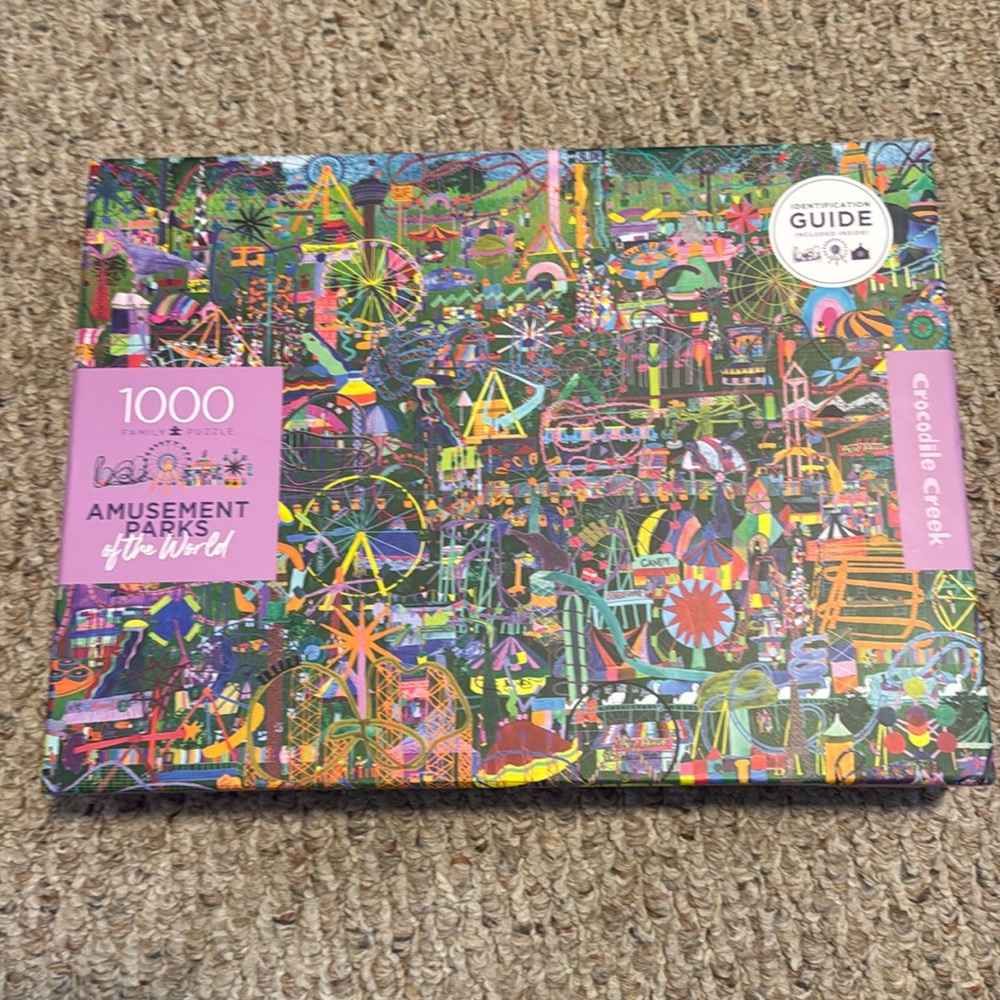 Jigsaw puzzle 
Amusement parks of the World
1000 pieces
